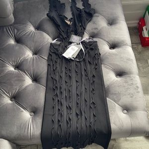 Herve Leger Black Dress